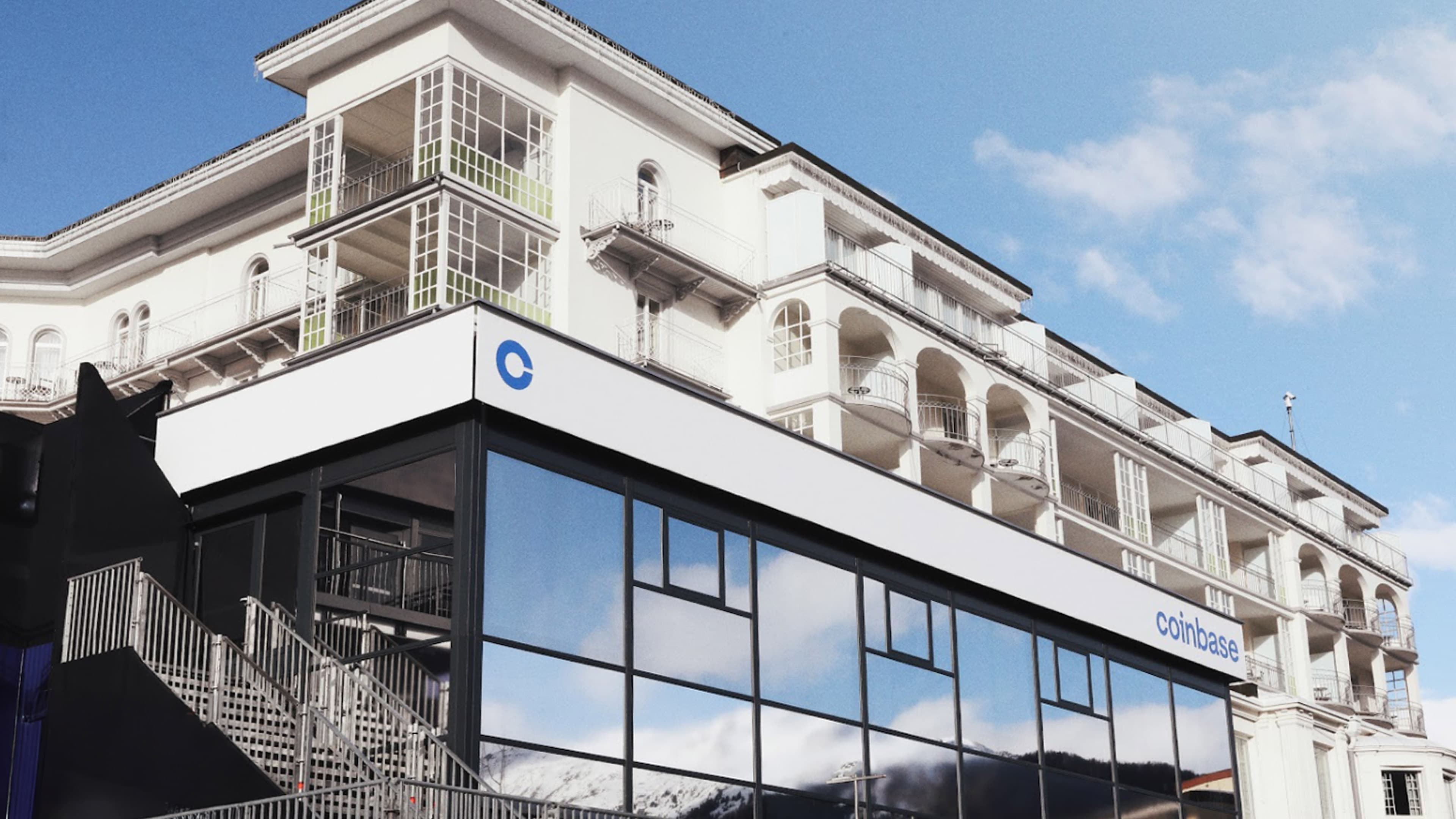 Coinbase Takes Over Davos
