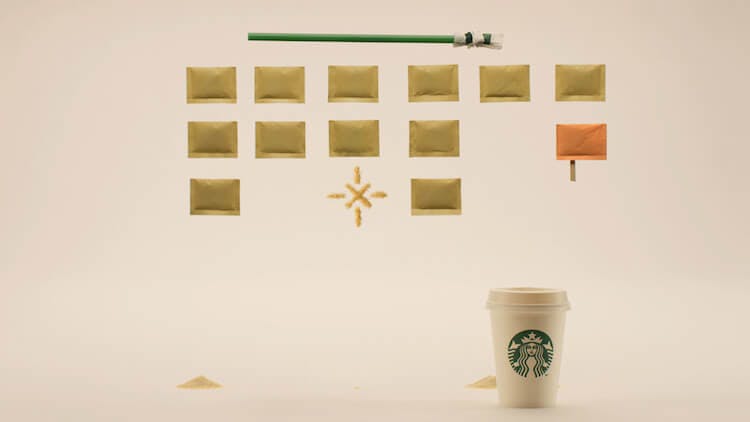 Creativity highlights Starbucks spot